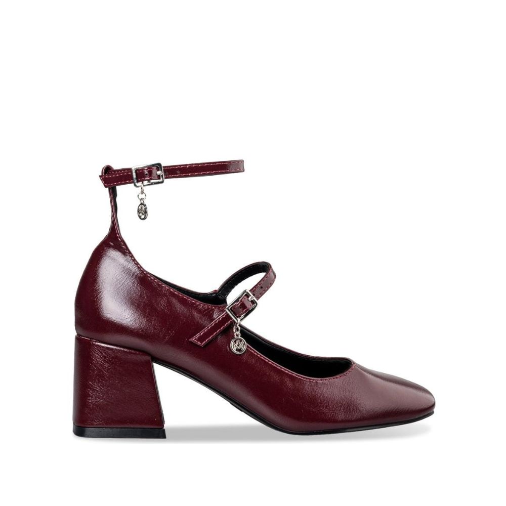 ENVIE MARY JANE WOMEN WINE PUMPS